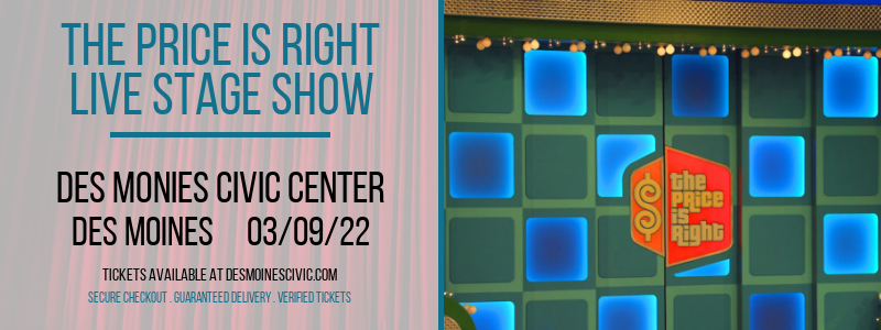 The Price Is Right - Live Stage Show at Des Monies Civic Center