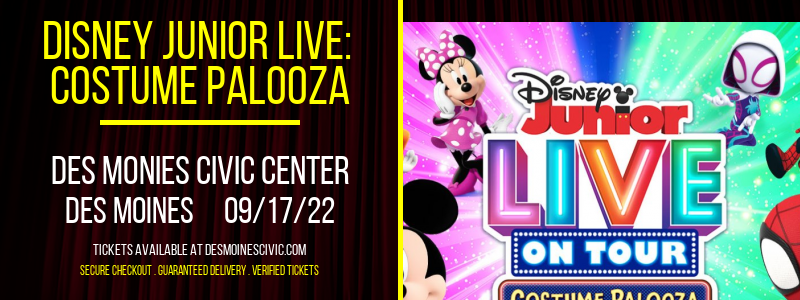 Disney Junior Live: Costume Palooza at Des Monies Civic Center